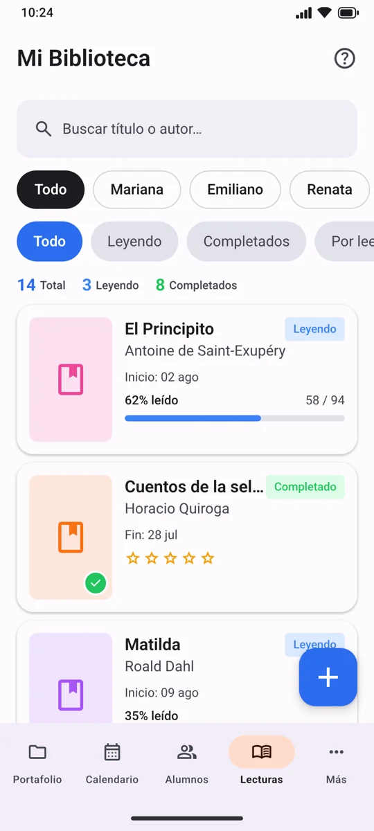 Lecturas en EVIAP